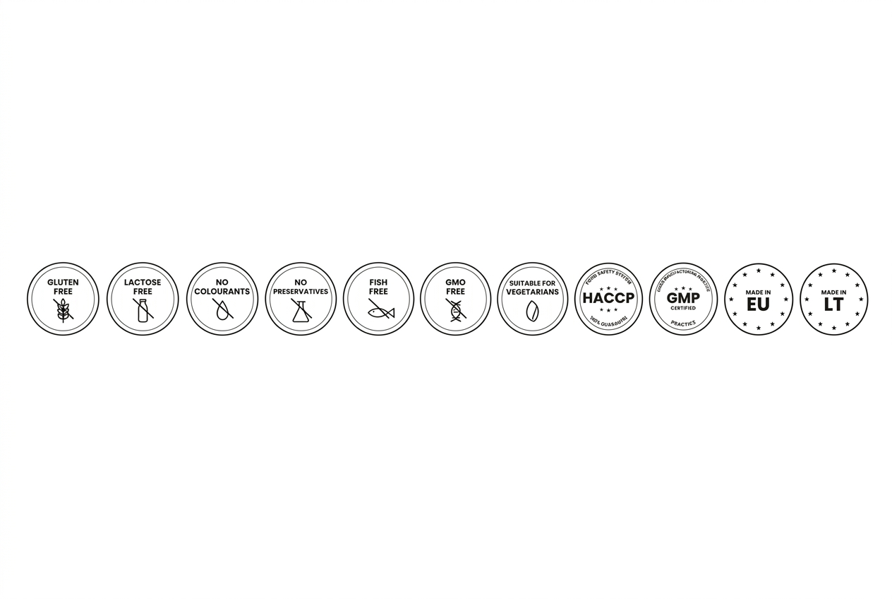 Product certifications and features
