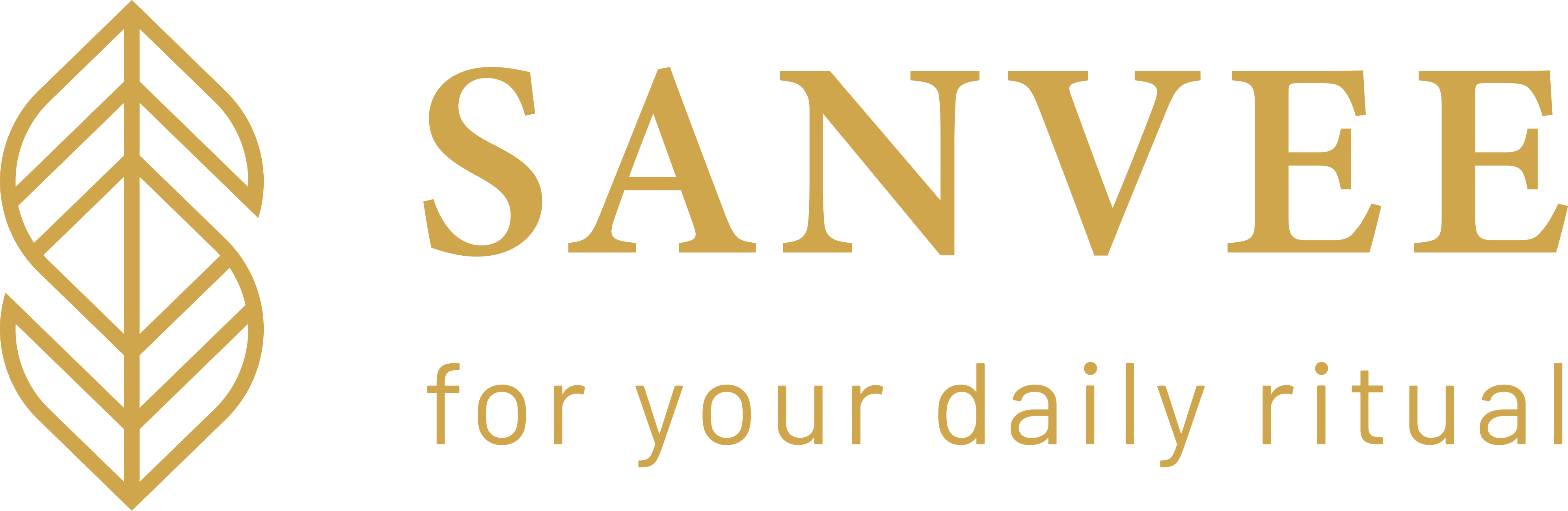 Sanvee logo with tagline for your daily ritual