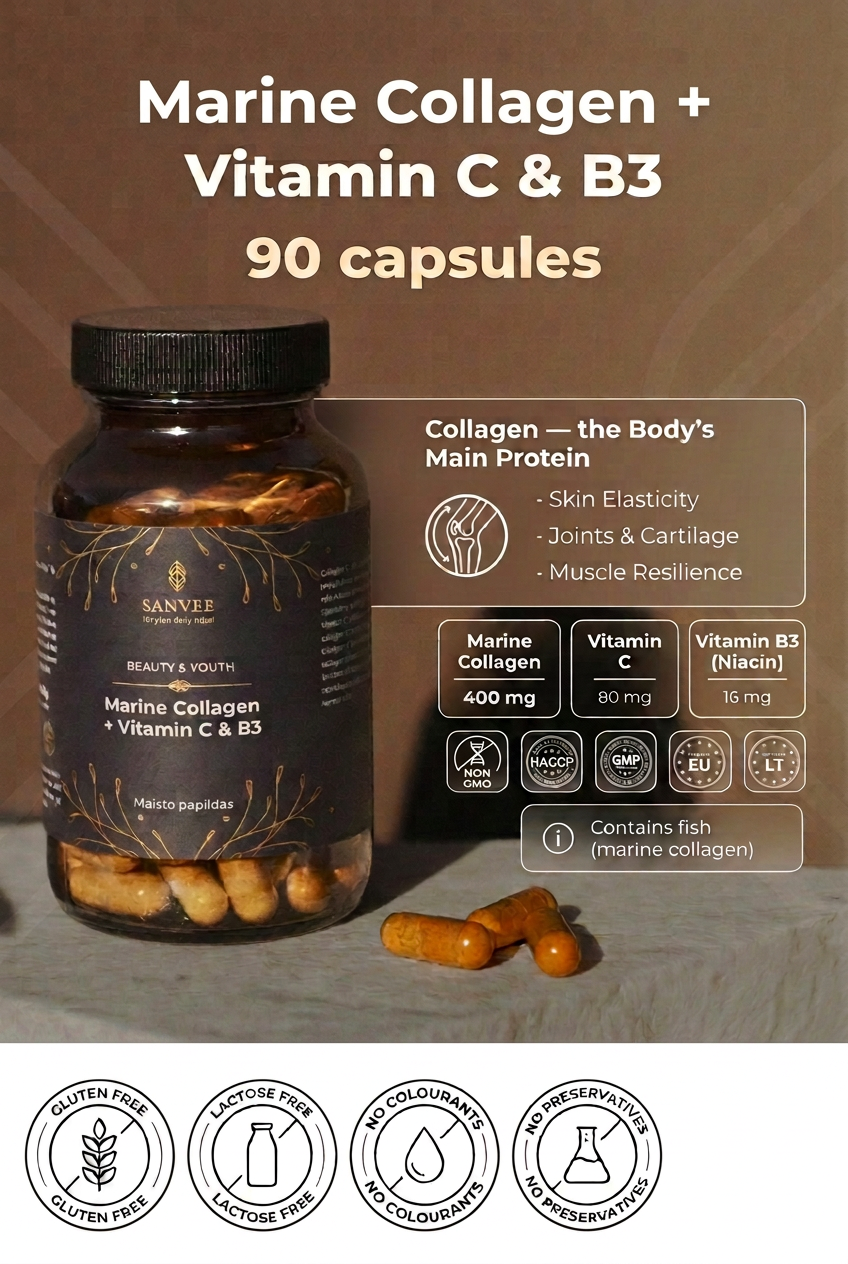 Marine Collagen + Vitamin C & B3